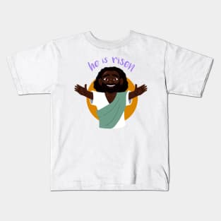 Black Jesus is Risen - Easter Celebration Kids T-Shirt